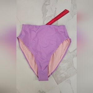 Left On Friday Purple High-Cut Bikini